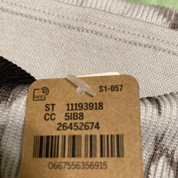 NWT Pink Seamless High Waist 7/8 Workout Tight - Grey Tint Spiral Tie Dye - Picture 13 of 13